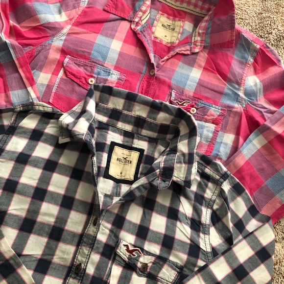 Hollister checkered button down shirts 🌸 - Picture 2 of 6